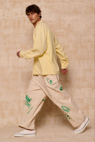 karavan clothing fashion spring summer 26 men nai collection ernesto trousers ivory