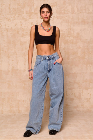 karavan clothing fashion spring summer 26 nai collection esme jeans stonewashed blue