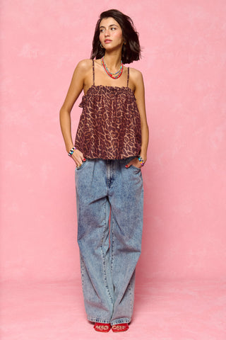 karavan clothing fashion spring summer 26 nai collection hailey top leopard