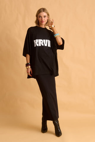 karavan clothing fashion fall winter 25 homecoming krvn collection eva skirt black