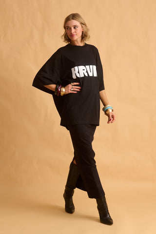 karavan clothing fashion fall winter 25 homecoming krvn collection xenia tee black