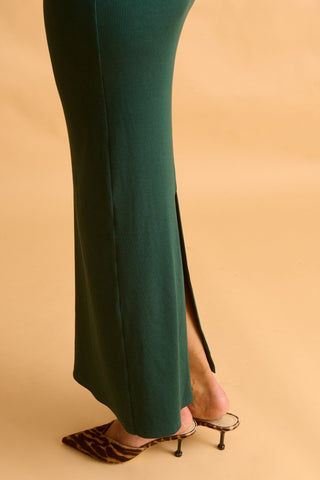 karavan clothing fashion fall winter 25 homecoming krvn collection eva skirt green