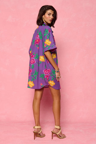 karavan clothing fashion spring summer 26 nai collection evie dress purple floral