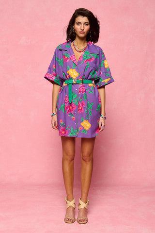 karavan clothing fashion spring summer 26 nai collection evie dress purple floral