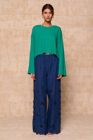 karavan clothing fashion spring summer 26 nai collection fabianna trousers blue