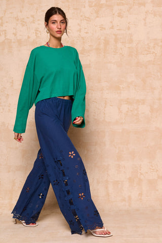 karavan clothing fashion spring summer 26 nai collection fabianna trousers blue