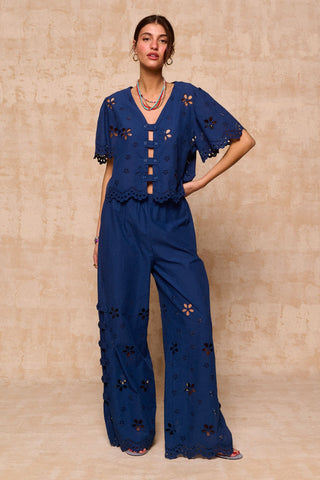 karavan clothing fashion spring summer 26 nai collection fabianna trousers blue