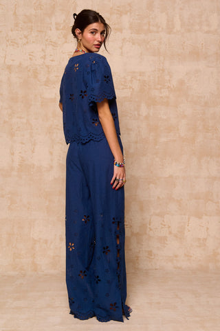 karavan clothing fashion spring summer 26 nai collection merve top navy blue