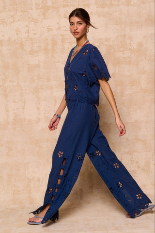 karavan clothing fashion spring summer 26 nai collection merve top navy blue
