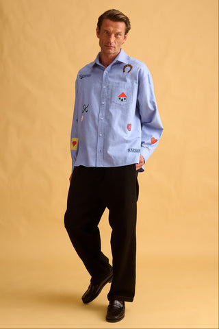 karavan clothing fashion fall winter 25 homecoming men collection fabrizio trousers black