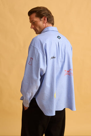 karavan clothing fashion fall winter 25 homecoming men collection bernard shirt light blue