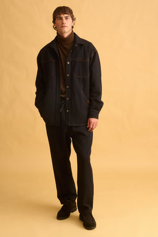 karavan clothing fashion fall winter 25 homecoming men collection derek shirt black