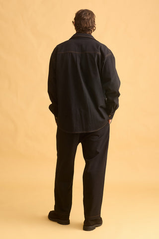 karavan clothing fashion fall winter 25 homecoming men collection fabrizio trousers black