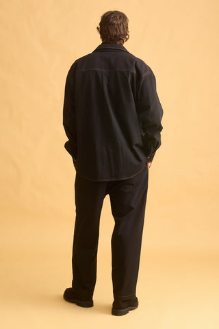 karavan clothing fashion fall winter 25 homecoming men collection derek shirt black