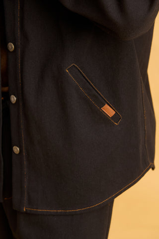 karavan clothing fashion fall winter 25 homecoming men collection derek shirt black