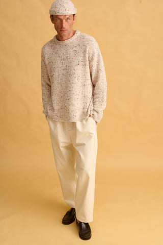 karavan clothing fashion fall winter 25 homecoming men collection jacob pullover ivory