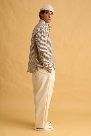 karavan clothing fashion fall winter 25 homecoming men collection fabrizio trousers ivory