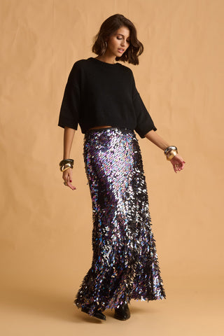 karavan clothing fashion fall winter 25 homecoming krvn collection fanny skirt shiny 