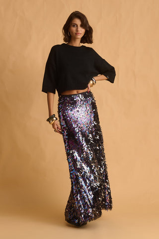 karavan clothing fashion fall winter 25 krvn homecoming collection amalia knitted crop top black