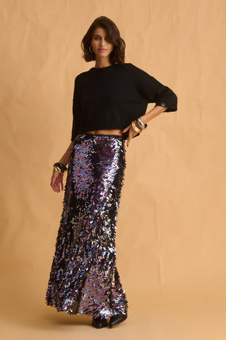 karavan clothing fashion fall winter 25 homecoming krvn collection fanny skirt shiny 