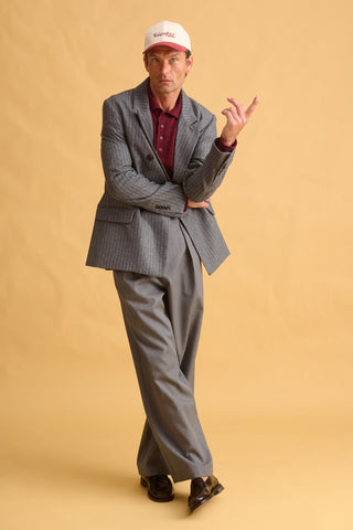 karavan clothing fashion fall winter 25 homecoming men collection roberto trousers grey