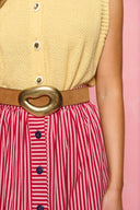 karavan clothing fashion spring summer 26 nai collection tuppence belt leather brown