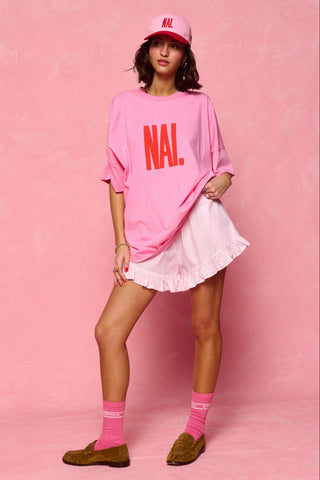 karavan clothing fashion planet homeware spring summer 26 nai collection shorts pink stripes
