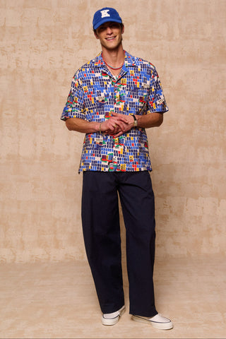karavan clothing fashion spring summer 26 men nai collection marlon shirt island blue