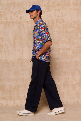 karavan clothing fashion spring summer 26 men nai collection marlon shirt island blue