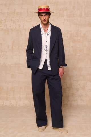 karavan clothing fashion spring summer 26 men nai collection lorenzo blazer blue