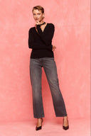 karavan fall winter 26' collection galina knitted top black