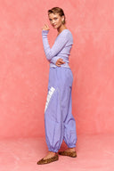 karavan fall winter 26' collection galina knitted top lilac