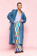 karavan loungewear planet fall winter 26' collection mafalda trousers multicolor