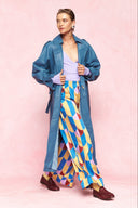 karavan loungewear planet fall winter 26' collection mafalda trousers multicolor
