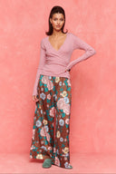 karavan fall winter 26' collection galina knitted top pink