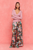 karavan fall winter 26' collection melia pants floral brown