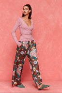 karavan fall winter 26' collection melia pants floral brown