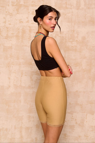karavan clothing fashion spring summer 26 nai collection lana brief shorts beige