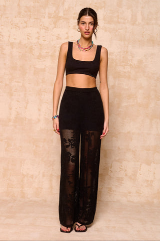 karavan clothing fashion krvn spring summer 26 nai collection mina knitted trousers black