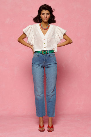 karavan clothing fashion spring summer 26 nai collection glinda shirt white