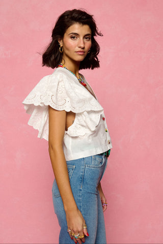 karavan clothing fashion spring summer 26 nai collection glinda shirt white