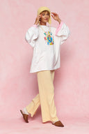 karavan loungewear planet fall winter 26' collection cindy trousers yellow