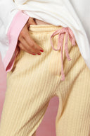 karavan loungewear planet fall winter 26' collection cindy trousers yellow