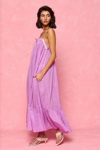 karavan clothing fashion spring summer 26 nai collection gloria dress lilac