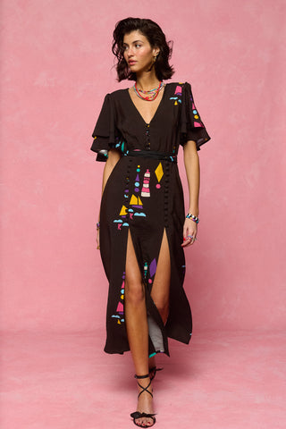 karavan clothing fashion spring summer 26 nai collection grace dress lighthouse black