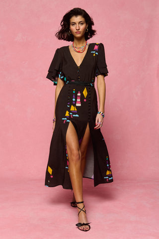 karavan clothing fashion spring summer 26 nai collection grace dress lighthouse black