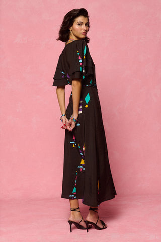 karavan clothing fashion spring summer 26 nai collection grace dress lighthouse black