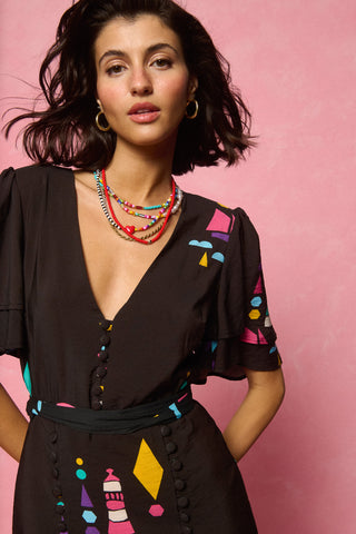 karavan clothing fashion spring summer 26 nai collection grace dress lighthouse black