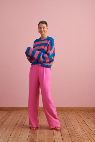 karavan clothing fashion spring summer 24 collection graham pullover pink
