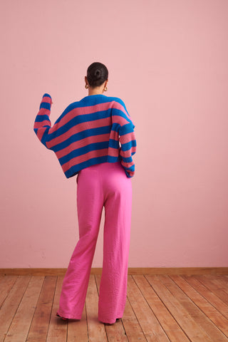 karavan clothing fashion spring summer 24 collection graham pullover pink